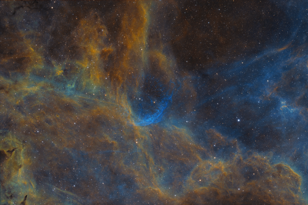 WR 134, Bubble Arc Nebula