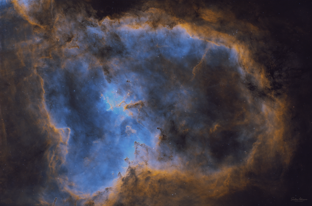 IC 1805, la Nébuleuse du Cœur