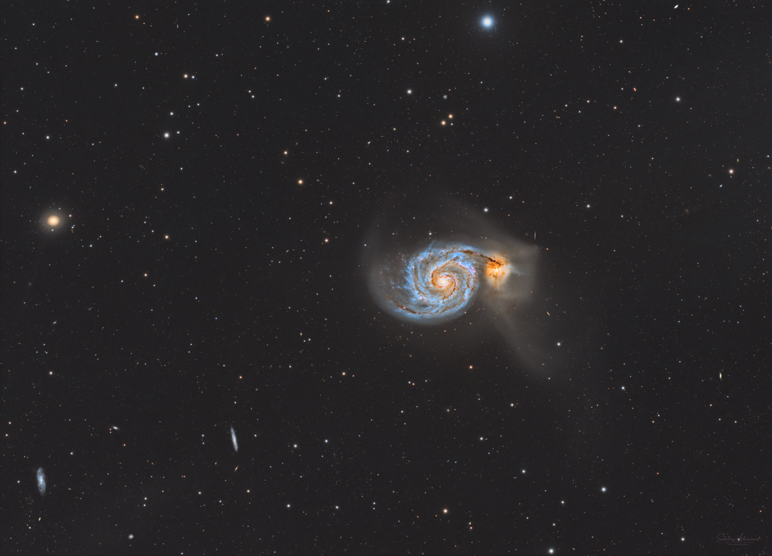 M51 – Galaxie du Tourbillon