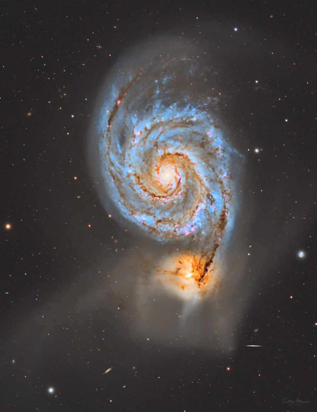 Zoom Sur la Galaxie du Tourbillon